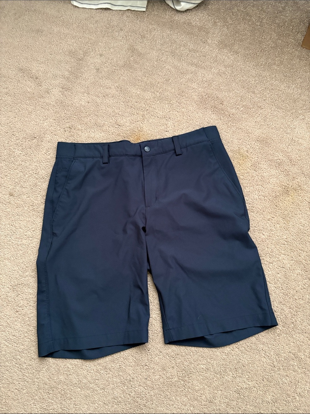 Greg Norman Collection Men's Navy Flat-Front Stretch Shorts